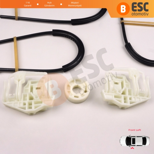 BMW X3 E83 2003-2011 SUV 51333448249 İçin Elektrikli Ön Sol Cam Kriko Tamir Seti