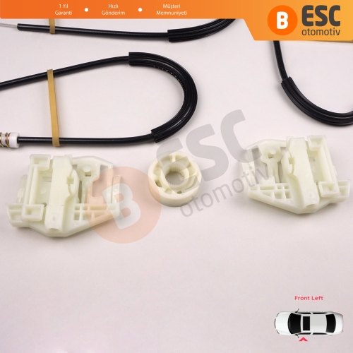 BMW X3 E83 2003-2011 SUV 51333448249 İçin Elektrikli Ön Sol Cam Kriko Tamir Seti