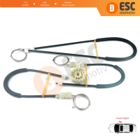 Renault Megane MK2 EM0/1 2002-2009 CC Cabriolet Convertible 8201010931 İçin Elektrikli Ön Sağ Cam Kriko Tamir Seti