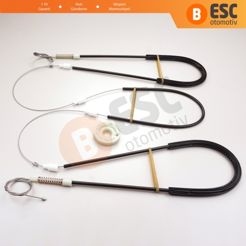 Peugeot 306 Phase 2/3 1997-2002 Cabrio Convertible 922286 İçin Elektrikli Sağ Cam Kriko Tamir Seti