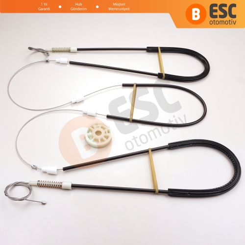 Peugeot 306 Phase 2/3 1997-2002 Cabrio Convertible 922286 İçin Elektrikli Sağ Cam Kriko Tamir Seti