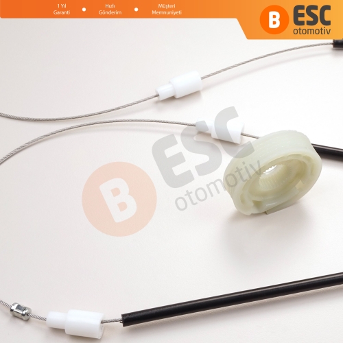 Peugeot 306 Phase 2/3 1997-2002 Cabrio Convertible 922286 İçin Elektrikli Sağ Cam Kriko Tamir Seti