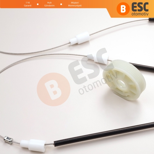 Peugeot 306 Phase 2/3 1997-2002 Cabrio Convertible 922286 İçin Elektrikli Sağ Cam Kriko Tamir Seti