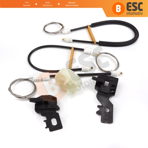 Nissan Qashqai MK1 J10 2006-2013 80771JD000 İçin Elektrikli Ön Sol Cam Kriko Tamir Seti
