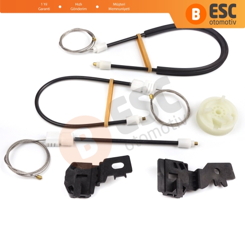 Nissan Qashqai MK1 J10 2006-2013 80771JD000 İçin Elektrikli Ön Sol Cam Kriko Tamir Seti