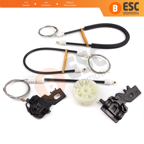 Nissan Qashqai MK1 J10 2006-2013 80771JD000 İçin Elektrikli Ön Sol Cam Kriko Tamir Seti