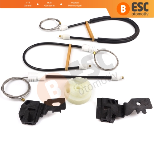Nissan Qashqai MK1 J10 2006-2013 80771JD000 İçin Elektrikli Ön Sol Cam Kriko Tamir Seti
