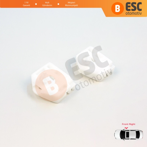 Renault Kangoo MK2 FW KW 2007-2021 Citan W415 807207012R İçin Ön Sağ Cam Kriko Tamir Klipsi A+B