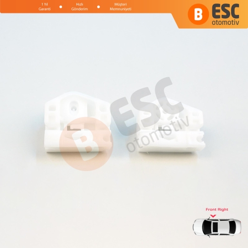 Renault Kangoo MK2 FW KW 2007-2021 Citan W415 807207012R İçin Ön Sağ Cam Kriko Tamir Klipsi A+B