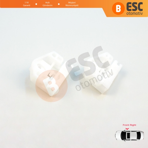 Renault Kangoo MK2 FW KW 2007-2021 Citan W415 807207012R İçin Ön Sağ Cam Kriko Tamir Klipsi A+B