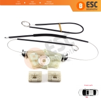 VW Touareg MK1 7L Porsche Cayenne 9PA 955 957 2002-2010 7L0837461 İçin Elektrikli Ön Sol Cam Kriko Tamir Seti