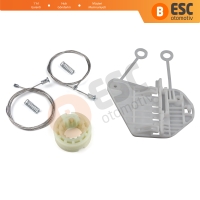 Smart Fortwo MK1 450 1998-2007 2/3-Kapı HB Coupe Cabrio Convertible C0002691V001 İçin Elektrikli Sol Cam Kriko Tamir Seti