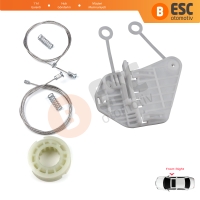 Smart Fortwo MK1 450 1998-2007 2/3-Kapı HB Coupe Cabrio Convertible C0002702V001 İçin Elektrikli Sağ Cam Kriko Tamir Seti