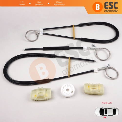 Seat Ibiza MK4 6J8 6P8 6J5 6P1 2008-2017 5-Kapı 6J4837401 İçin Elektrikli Ön Sol Cam Kriko Tamir Seti