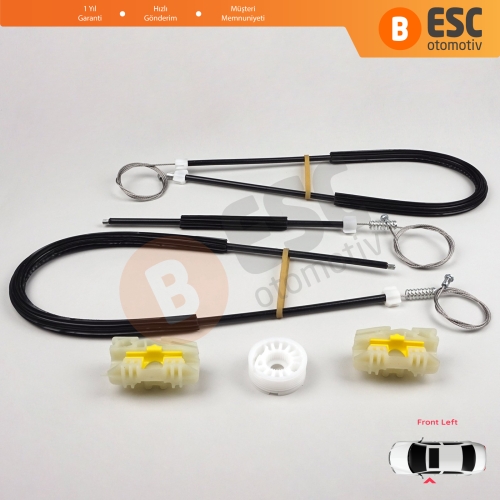 Seat Ibiza MK4 6J8 6P8 6J5 6P1 2008-2017 5-Kapı 6J4837401 İçin Elektrikli Ön Sol Cam Kriko Tamir Seti