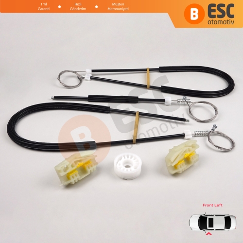 Seat Ibiza MK4 6J8 6P8 6J5 6P1 2008-2017 5-Kapı 6J4837401 İçin Elektrikli Ön Sol Cam Kriko Tamir Seti