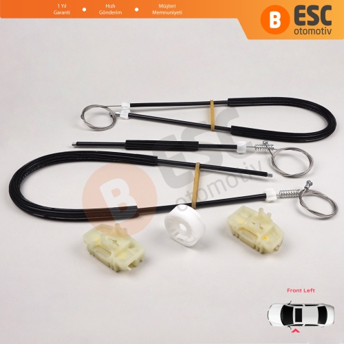 Seat Ibiza MK4 6J8 6P8 6J5 6P1 2008-2017 5-Kapı 6J4837401 İçin Elektrikli Ön Sol Cam Kriko Tamir Seti