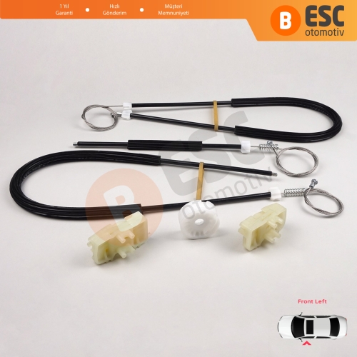 Seat Ibiza MK4 6J8 6P8 6J5 6P1 2008-2017 5-Kapı 6J4837401 İçin Elektrikli Ön Sol Cam Kriko Tamir Seti