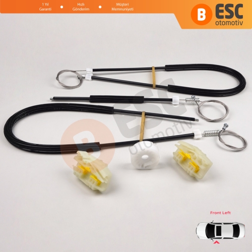 Seat Ibiza MK4 6J8 6P8 6J5 6P1 2008-2017 5-Kapı 6J4837401 İçin Elektrikli Ön Sol Cam Kriko Tamir Seti