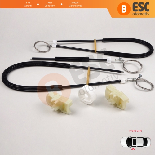 Seat Ibiza MK4 6J8 6P8 6J5 6P1 2008-2017 5-Kapı 6J4837401 İçin Elektrikli Ön Sol Cam Kriko Tamir Seti