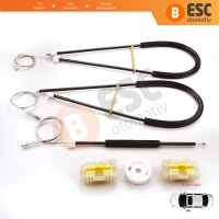 Seat Ibiza MK4 6J5 6P1 6J1 6P5 2008-2017 2/3 Kapı HB Coupe 6J3837401 İçin Elektrikli Sol Cam Kriko Tamir Seti