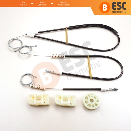 Land Rover Freelander MK1 L314 LN 1997-2006 3/5 Kapı LR006371 İçin Elektrikli Ön Sağ Kapı Cam Kriko Tamir Seti Ekstra Dayanıklı Klipsler