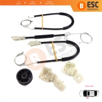 Nissan Primera P12 WP12 2001-2008 4/5 Kapı 80771AV601 İçin Elektrikli Ön Sol Cam Kriko Tamir Seti