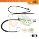 VW Touareg MK1 7L Porsche Cayenne 9PA 955 957 2002-2010 7L0837462 İçin Elektrikli Ön Sağ Cam Kriko Tamir Seti