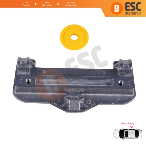 BMW 5 Serisi E39 1996-03/1999 4/5 Kapı Makyajsız Kasa 51358159836 İçin Arka Sağ Kapı Cam Kriko Tamir Ayağı