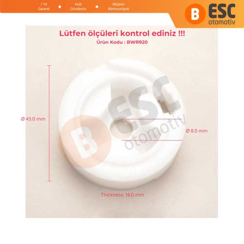 Toyota Corolla İçin Cam İndirme Kaldırma Kriko Makarası