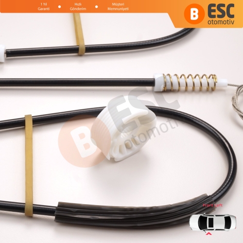 Mercedes E Series W211 S211 2002-2009 4/5 Kapı A2117200346 İçin Ön Sol Cam Kriko Tamir Seti