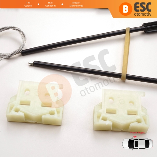 Citroen C4 Picasso MK1 UD Grand UA 2006-2013 MPV 9222CT İçin Elektrikli Ön Sağ Cam Kriko Tamir Seti