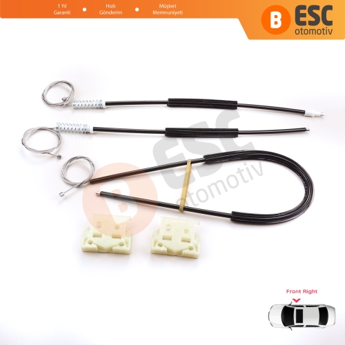 Citroen C4 Picasso MK1 UD Grand UA 2006-2013 MPV 9222CT İçin Elektrikli Ön Sağ Cam Kriko Tamir Seti