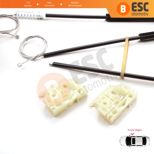 Citroen C4 Picasso MK1 UD Grand UA 2006-2013 MPV 9222CT İçin Elektrikli Ön Sağ Cam Kriko Tamir Seti