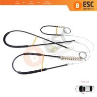 Mini Cooper MK1 R50 R52 R53 2001-2008 2/3 Kapı HB Convertible 51337039451 İçin Sol Kapı Cam Kriko Tamir Seti