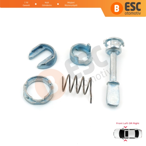 Lupo MK1 6X1 6E1 3L 1998-2005 3B0837167 İçin Ön Kapı Kilidi Tamir Takımı 51.5 mm