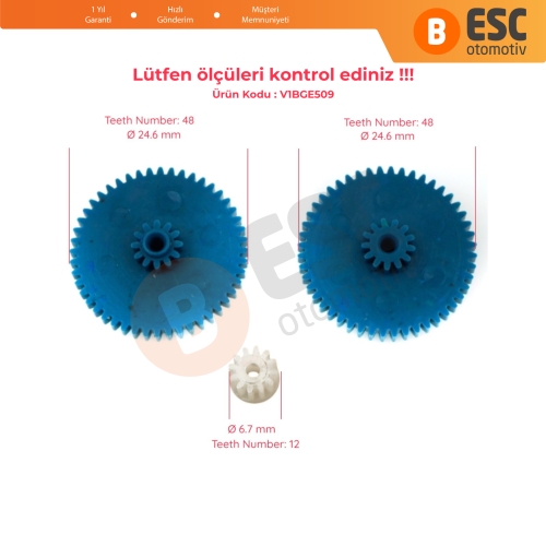 BMW İçin Cluster Odometer Kilometre Sayacı Dişlisi