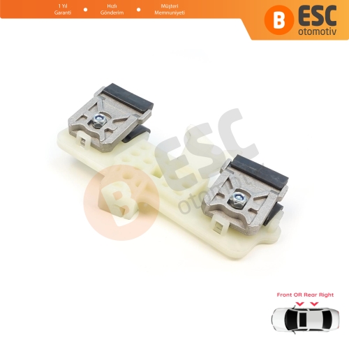 Ford Fiesta MK6 CB1 CCN JA8 JR8 2008-2017 4/5 Kapı 1568365 1567309 İçin Sağ Kapı Cam Kriko Tamir Klipsi