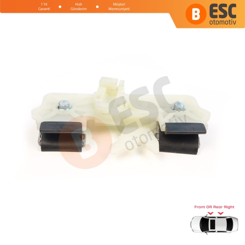 Ford Fiesta MK6 CB1 CCN JA8 JR8 2008-2017 4/5 Kapı 1568365 1567309 İçin Sağ Kapı Cam Kriko Tamir Klipsi