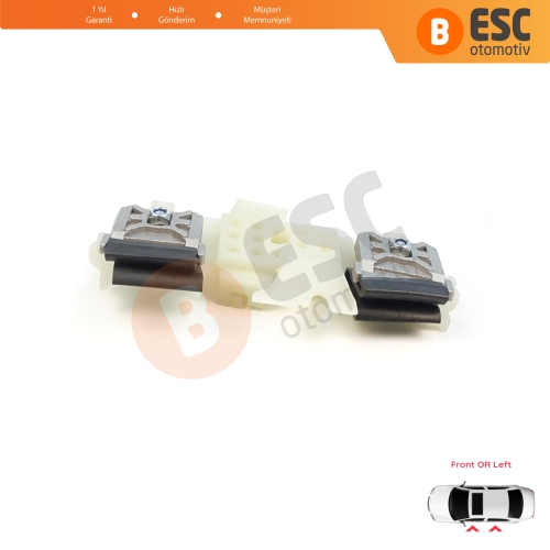 Ford Fiesta MK6 CB1 CCN JA8 JR8 2008-2017 4/5 Kapı 1573811 1568451 İçin Sol Kapı Cam Kriko Tamir Klipsi