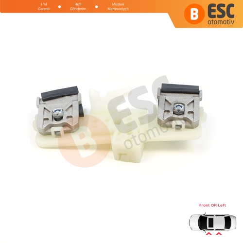 Ford Fiesta MK6 CB1 CCN JA8 JR8 2008-2017 4/5 Kapı 1573811 1568451 İçin Sol Kapı Cam Kriko Tamir Klipsi