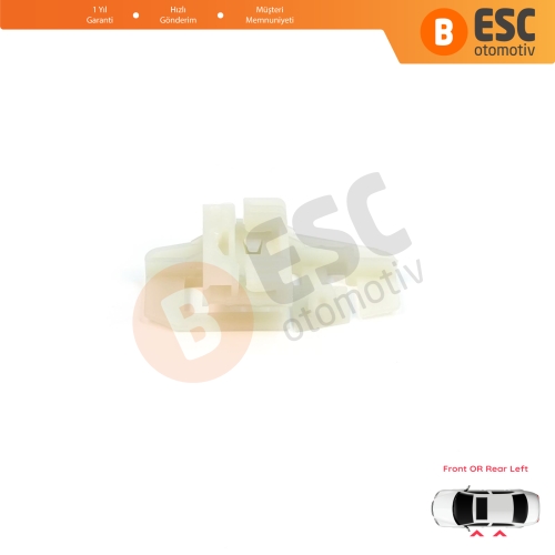 Renault Scenic Grand Scenic MK2 JM0/1 2003-2009 8200118777 İçin Ön veya Arka Sol Kapı Cam Kriko Tamir Klipsi