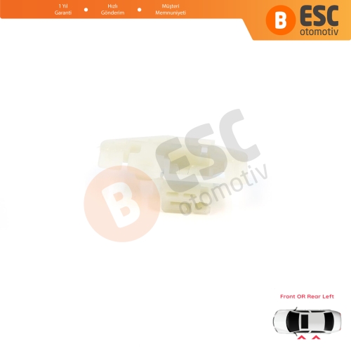 Renault Scenic Grand Scenic MK2 JM0/1 2003-2009 8200118777 İçin Ön veya Arka Sol Kapı Cam Kriko Tamir Klipsi