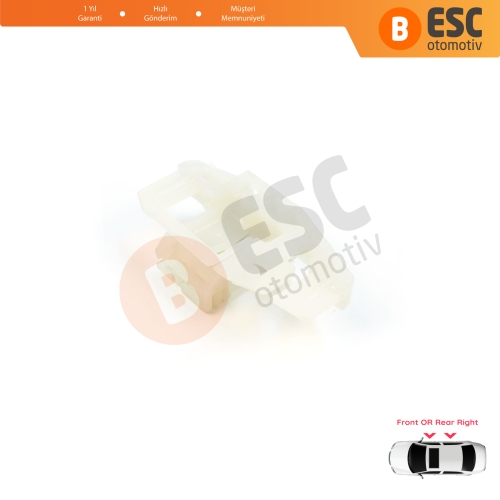 Renault Scenic Grand Scenic MK2 JM0/1 2003-2009 8200118775 İçin Ön veya Arka Sağ Kapı Cam Kriko Tamir Klipsi