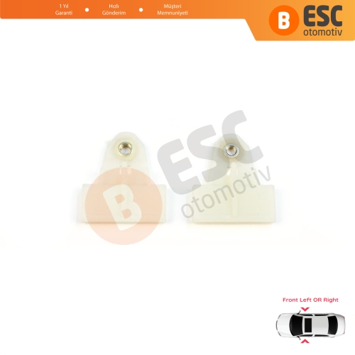 Nissan Qashqai J10 Note E11 Micra K12 Pathfinder R51 Primera P11 İçin Ön Kapı Cam Tutucu Taşıyıcı Kızak Klipsi