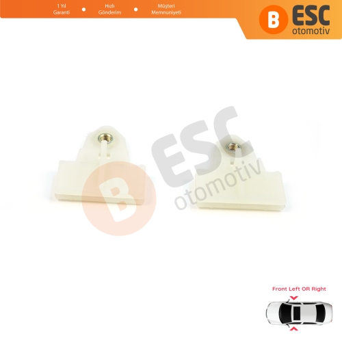 Nissan Qashqai J10 Note E11 Micra K12 Pathfinder R51 Primera P11 İçin Ön Kapı Cam Tutucu Taşıyıcı Kızak Klipsi