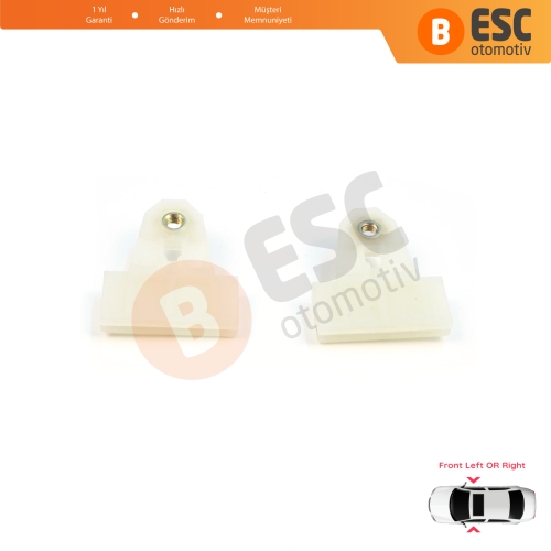 Nissan Qashqai J10 Note E11 Micra K12 Pathfinder R51 Primera P11 İçin Ön Kapı Cam Tutucu Taşıyıcı Kızak Klipsi