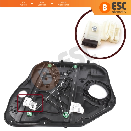 Hyundai I30 MK2 GD 2011–2017 İçin Ön Sol Cam Kriko Tamir Klipsi 9127000100