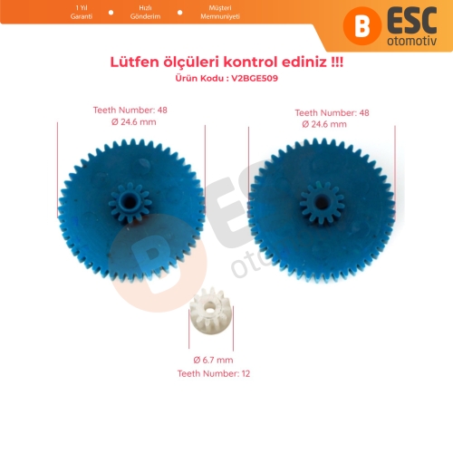 Mercedes İçin Odometer Kilometre Sayacı Dişlisi