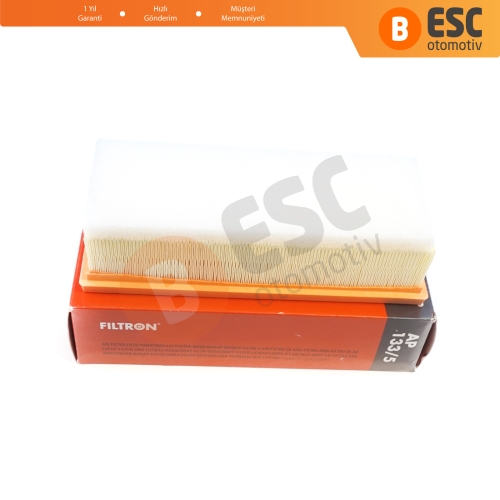 Renault Arkana MK1 Captur MK2 Clio MK4 Dokker Duster HM Kaptur HA Lodgy JS Logan MK2 Sandero Stepway MK2 için Orjinal FILTRON AP 133/5 Hava Filtresi